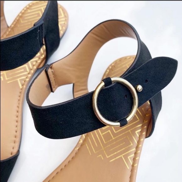 NEW Strap Sandal- Black - Picture 2 of 6